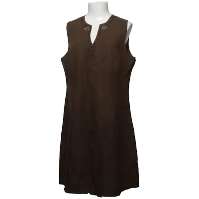 Dress (Brown) from Biaggini Linen, Viscose