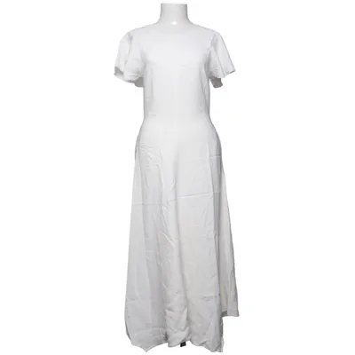 Robe longue (Blanc) de Reiss Élasthane, Polyester, Viscose
