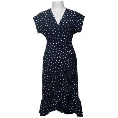 Omlottklänning (Blå, Vit) från Sfera Casual Elastan, Polyester