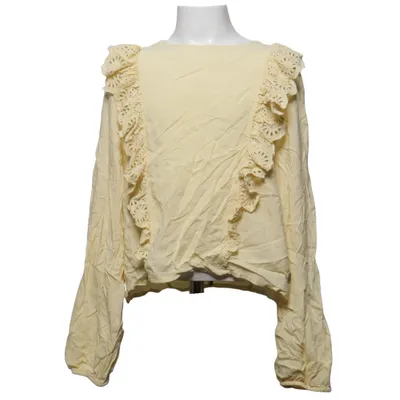 Bluse (Gul) fra Basic U Viscose