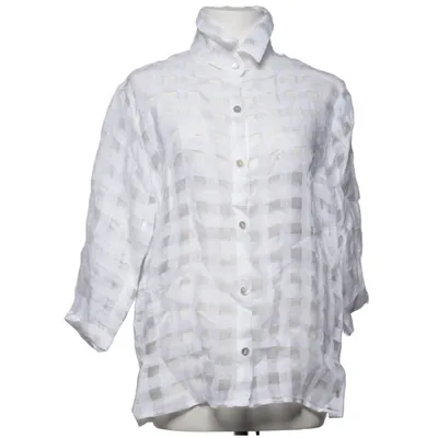 Short sleeve shirt (White) from Sartoria Saracena Linen