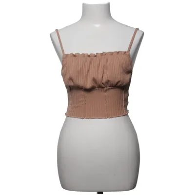 Crop top (Brun) från Shein Elastan, Polyester