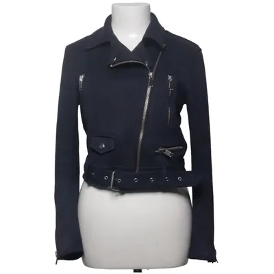 Veste de motard (Bleu) de Zara Basic Outerwear Élasthane, Polyester