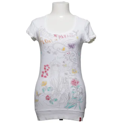T-shirt (White, Multicolored) from EDC by ESPRIT Cotton