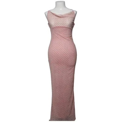 Maxi jurk (Roze, Beige) van Zara