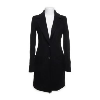 Coat (Black) from Laura Clement Polyamide, Cashmere, Polyester