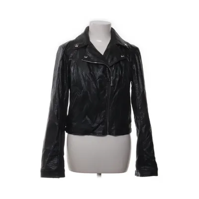 Bikerjakke (Sort) fra Guess Polyester, Viscose