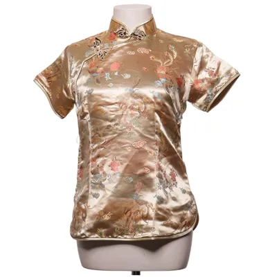 Cheongsam (Beige, Flerfärgad) från Laogudai