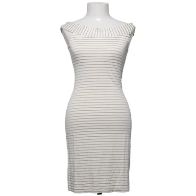 Robe (Blanc, Marron) de Lonkel Acétate, Élasthane