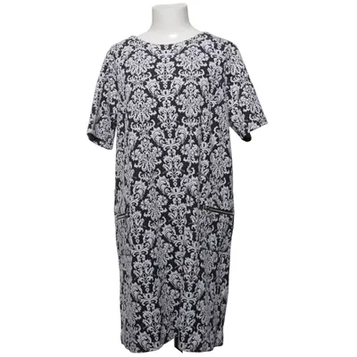 Jurk (Zwart, Wit) van Dea Elastaan, Polyester, Viscose