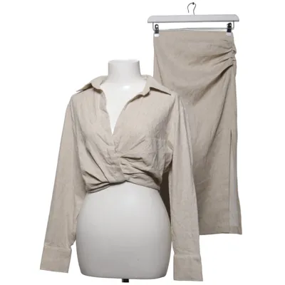Set (Beige) från Zara Bomull, Elastan, Linne, Polyester