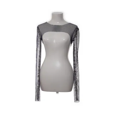 Crop top (Svart, Blå) från Bershka Elastan, Polyester