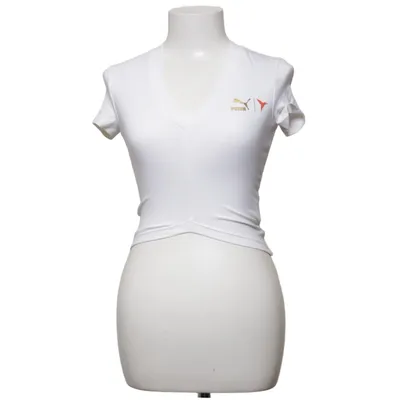 T-shirt (White) from Puma Cotton, Elastane