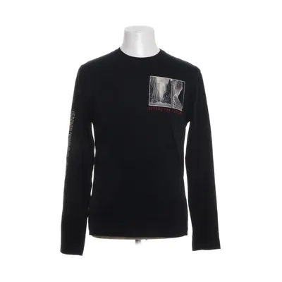 Langærmet t-shirt (Sort) fra Max Bomuld