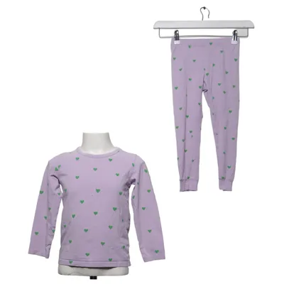 Pyjamasz (Lilla, Grøn) fra Arket Bomuld, Elastan