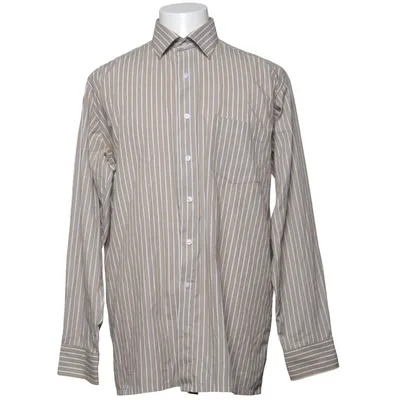Skjorta (Beige, Vit) från Atlant Bomull, Polyester
