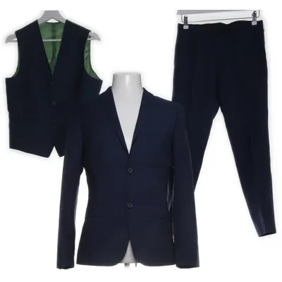 Kostym (Blå) från J.Lindeberg Kupro, Polyester, Ull