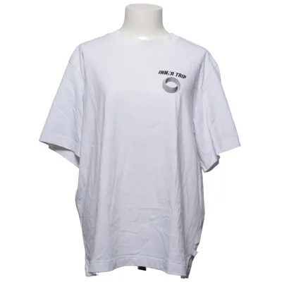 T-shirt (Blanc, Multicolore) de H&M Move Coton, Polyester