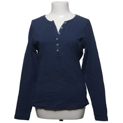 Henley shirt (Blauw) van Pelle P Katoen