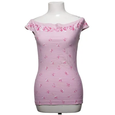 Top (Pink, White) from Occhi Verdi Cotton, Elastane