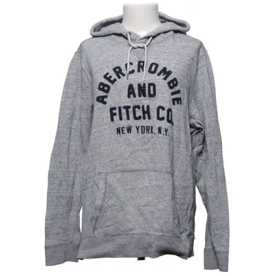 Hoodie (Gray) from Abercrombie & Fitch Cotton, Polyester