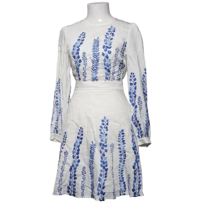 Jurk (Wit, Blauw) van Holly & Whyte by Lindex Katoen, Polyamide, Viscose