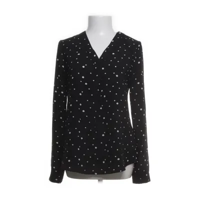 Blouse (Black, White) from Active Usa Elastane, Polyester