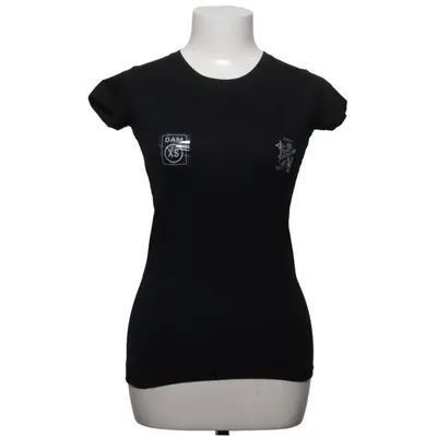 T-shirt (Zwart) van Åbro Katoen