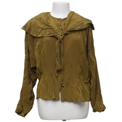 Blouse lavallière (Marron) de Tru Blouse Acétate, Viscose