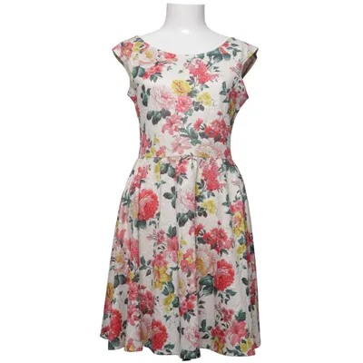 Kjole (Beige, Flerfarvet) fra Dorothy Perkins Elastan, Polyester
