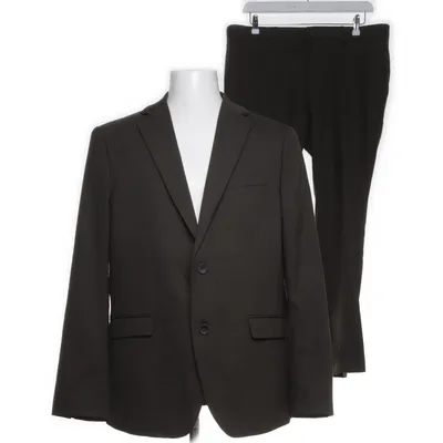 Kostym (Brun) från Dressmann Elastan, Polyester, Ull