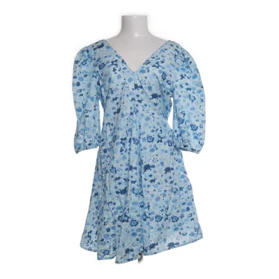 Dress (Blue, White) from Ganni Cotton
