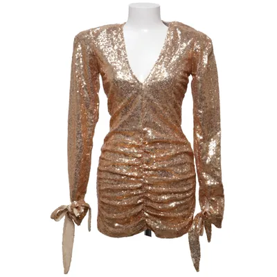 Cocktail dress (Gold) from Kikiriki Elastane, Polyester
