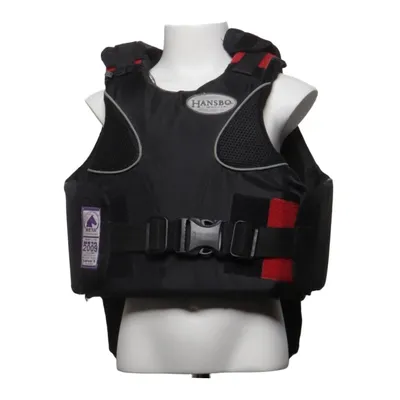 Reitweste (Schwarz, Rot) von Hansbo Sport