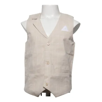 Kostuumgilet (Beige) van Lolanta Katoen, Polyester