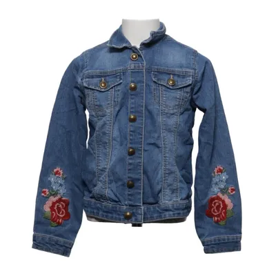 Veste en jean (Bleu, Multicolore) de LC Waikiki Girls Coton, Élasthane, Polyester