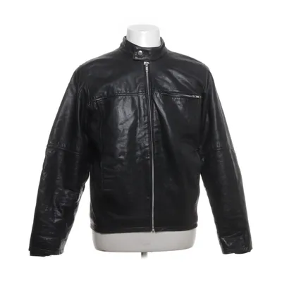 Läderjacka (Svart) från Crocker Polyester, Skinn