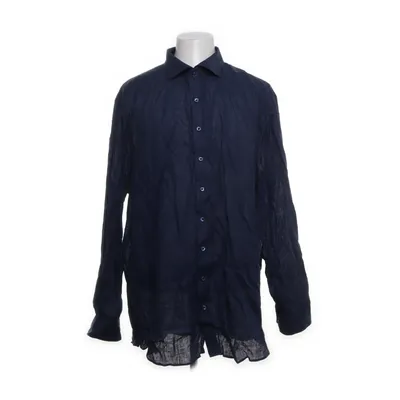 Shirt (Blauw) van Dressmann Linnen