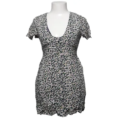 Jurk (Blauw, Wit, Geel) van Polly Viscose