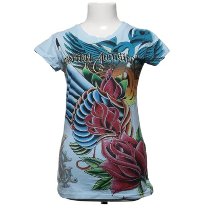 T-shirt (Bleu, Multicolore) de Christian Audigier