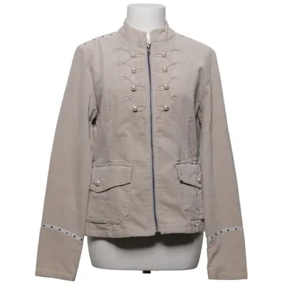 Jacket (Beige) from Cream Cotton, Elastane