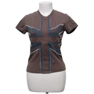 T-shirt (Bruin, Blauw) van Scuffers Katoen