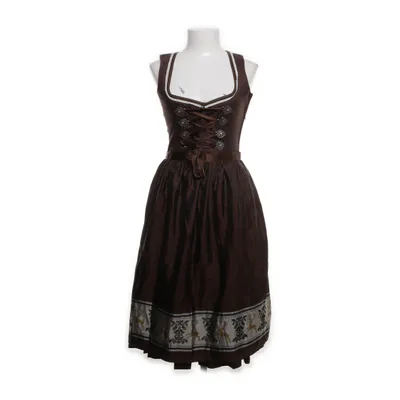Dirndl (Brown) from Limberry Polyester, Silk