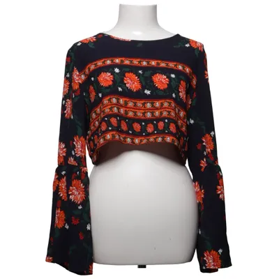 Haut (Bleu, Multicolore) de NLW Acétate, Coton