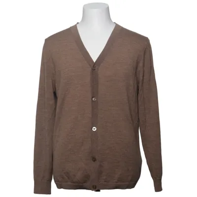 Cardigan (Brun) fra Dressmann Merinould