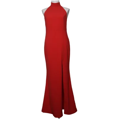 Aftenkjole (Sportscut Slit Gown) fra NLY Eve Elastan, Polyester