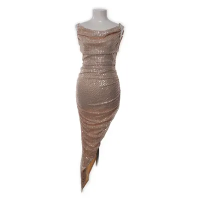 Cocktailjurk (Goud) van F&P Polyester