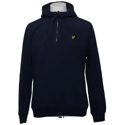 Sweat à capuche (Bleu) de Lyle & Scott Coton, Élasthane, Polyester