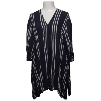 Skjortekjole (Blå, Hvid) fra FGL Viscose
