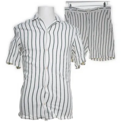 Set (Wit, Groen) van Zara Katoen, Polyester